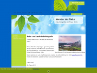 wunderdernatur.ch Webseite Vorschau