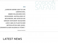 gordonsafari.com Webseite Vorschau