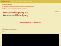 wespen-notdienst24h.de Webseite Vorschau