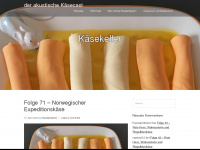 kaesekeller-podcast.de Webseite Vorschau