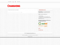 changhong.cz Webseite Vorschau