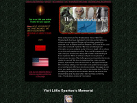 theshadowlands.net Webseite Vorschau