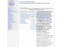 dr-kuehle.de Webseite Vorschau