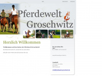 pferdewelt-groschwitz.de Webseite Vorschau