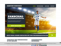 fan-schals.com Webseite Vorschau