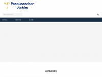 posaunenchor-achim.de Webseite Vorschau