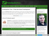 proteinpulver-test.info Webseite Vorschau