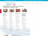 permanent-make-up-frankfurt.de Webseite Vorschau