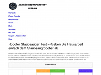 staubsaugerroboter-test.eu Webseite Vorschau