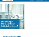 seewald-transportgeraete.de Webseite Vorschau