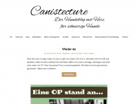 canistecture.de Webseite Vorschau
