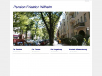 pension-friedrich-wilhelm.de Webseite Vorschau