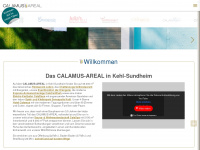 calamus-areal.com Webseite Vorschau