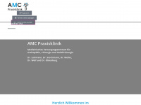amc-praxisklinik.de Webseite Vorschau