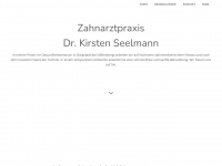zahnarztpraxis-seelmann.de Webseite Vorschau