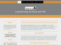 leonrod-haus.de Webseite Vorschau