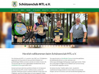schützenclub-mtl.de Webseite Vorschau
