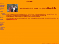 capriole-ol.de Webseite Vorschau