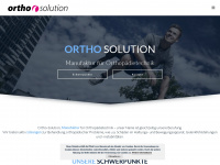 ortho-solution.de Webseite Vorschau