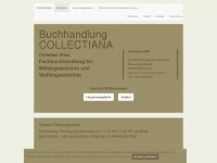 buchhandlung-collectiana.de Webseite Vorschau