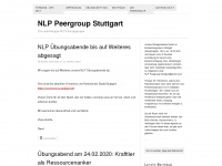 nlp-peergroup-stuttgart.de Webseite Vorschau
