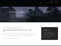 scheferbauag.ch Webseite Vorschau