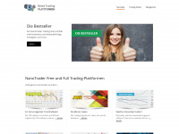 beste-trading-plattformen.de Webseite Vorschau