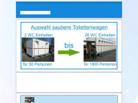 toilettenwagen-mieten.com Webseite Vorschau