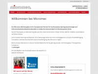 micromec-werkzeugbau.de Webseite Vorschau