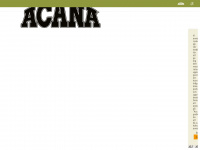 acana.se Webseite Vorschau