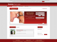 seniorsfindlove.com Webseite Vorschau