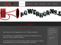 powerhorns.de Webseite Vorschau