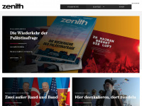 zenith.me Webseite Vorschau