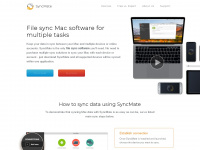 sync-mac.com Webseite Vorschau