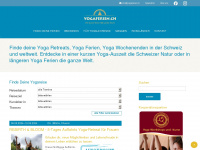 yogaferien.ch Webseite Vorschau