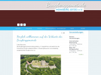 burgberggemeinde-homberg.de Webseite Vorschau