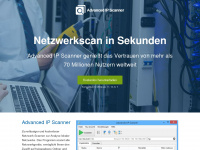advanced-ip-scanner.com Webseite Vorschau