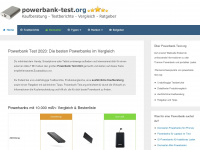 powerbank-test.org Webseite Vorschau