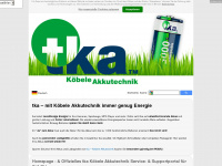 tka-koebele-akkutechnik.de Webseite Vorschau