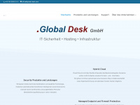 global-desk.com Webseite Vorschau