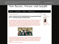 tinabeckerpresseundauftritte.blogspot.com Webseite Vorschau