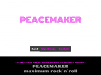 peacemaker-rocknroll.com Webseite Vorschau