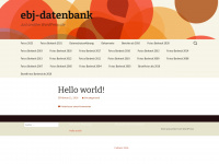 ebj-datenbank.de Webseite Vorschau