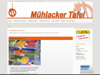 muehlacker-tafel.com Webseite Vorschau