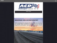 acd-motorsport.ch Webseite Vorschau