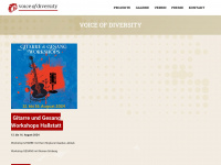 voiceofdiversity.at Webseite Vorschau
