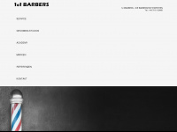 1o1barbers.com Webseite Vorschau