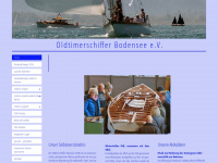 oldtimerschiffer-bodensee.com Webseite Vorschau