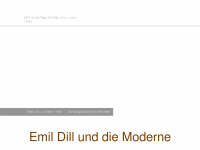 emil-dill-ausstellung.ch Webseite Vorschau