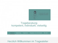 trageatelier.ch Webseite Vorschau